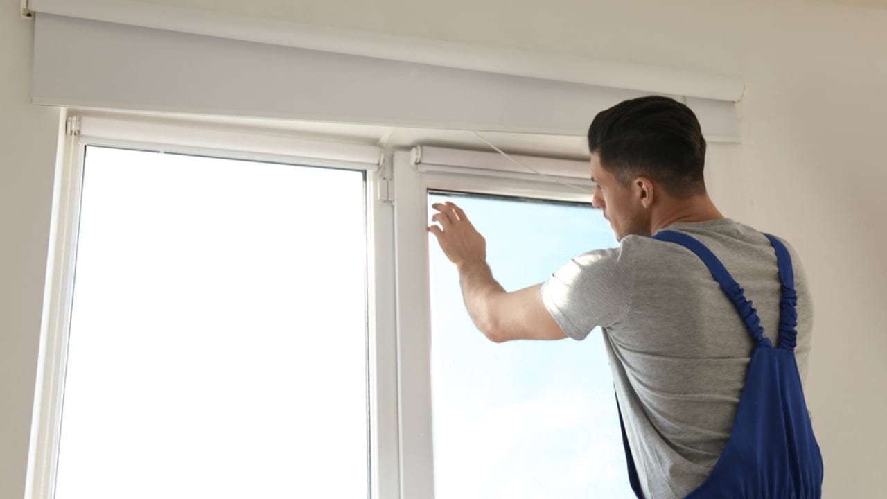 8 Ways Experts Insulate Windows and Doors Before a Freeze—and Why You Should Too 4 8 Ways Experts Insulate Windows and Doors Before a Freeze—and Why You Should Too - Plastic Film in window dp376472154