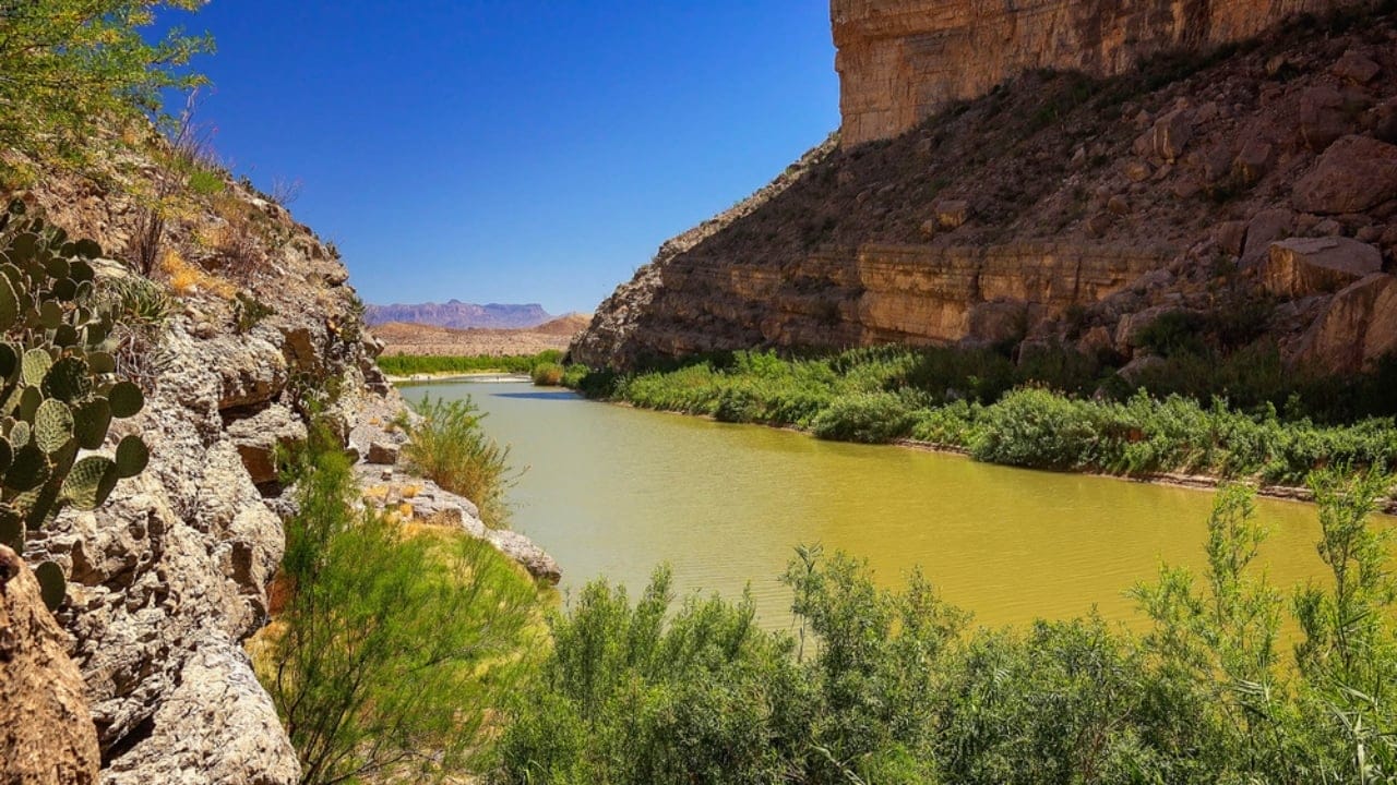 The 10 Most Snake-Heavy Rivers in America —Proceed with Caution - Rio Grande river dp107254398
