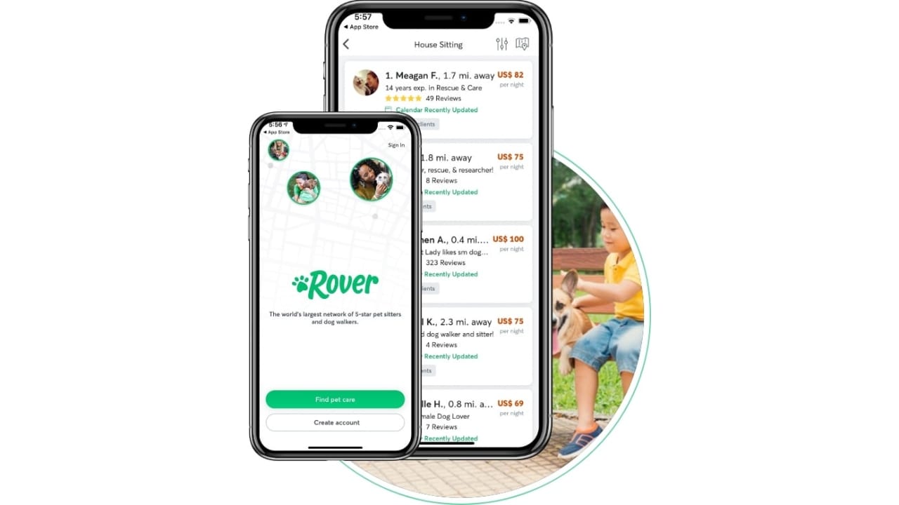 17 Apps Every Pet Owner Should Download Right Now 18 17 Apps Every Pet Owner Should Download Right Now - Rover Dog Boarding and Walking App