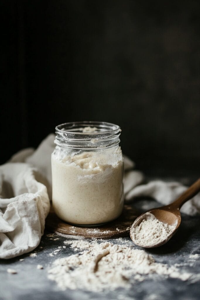 Sourdough Starter Basics: Steps to Kickstart Your Bread Journey 2 Sourdough Starter Basics: Steps to Kickstart Your Bread Journey - Sourdough Starter Pin 1