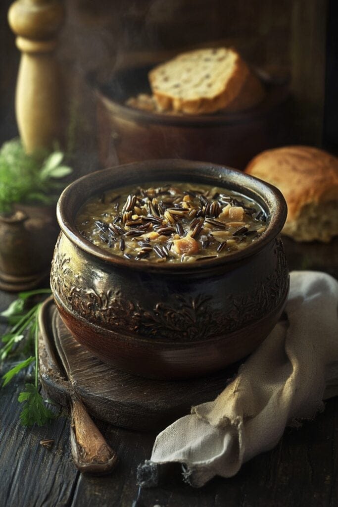 Irresistibly Creamy Wild Rice Soup Recipe for Cozy Nights 2 Irresistibly Creamy Wild Rice Soup Recipe for Cozy Nights - Wild Rice Soup Pin