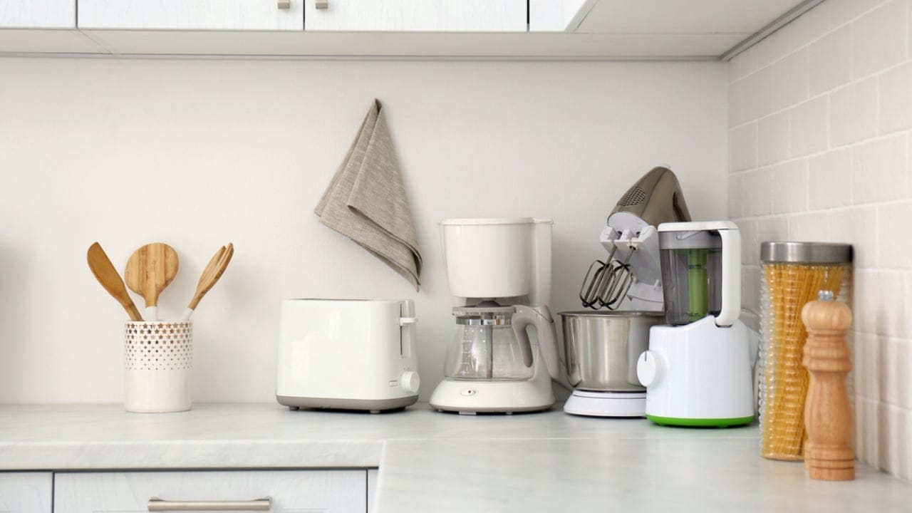 10 Things You Should Never Store in Low Kitchen Cabinets - appliances in cabinet dp445385182