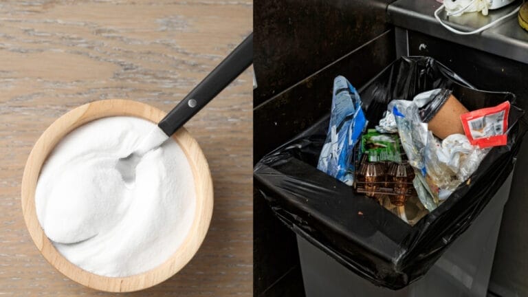 This Simple Baking Soda Trick Eliminates Trash Can Odors - baking soda and garbage ss24772366151497896147