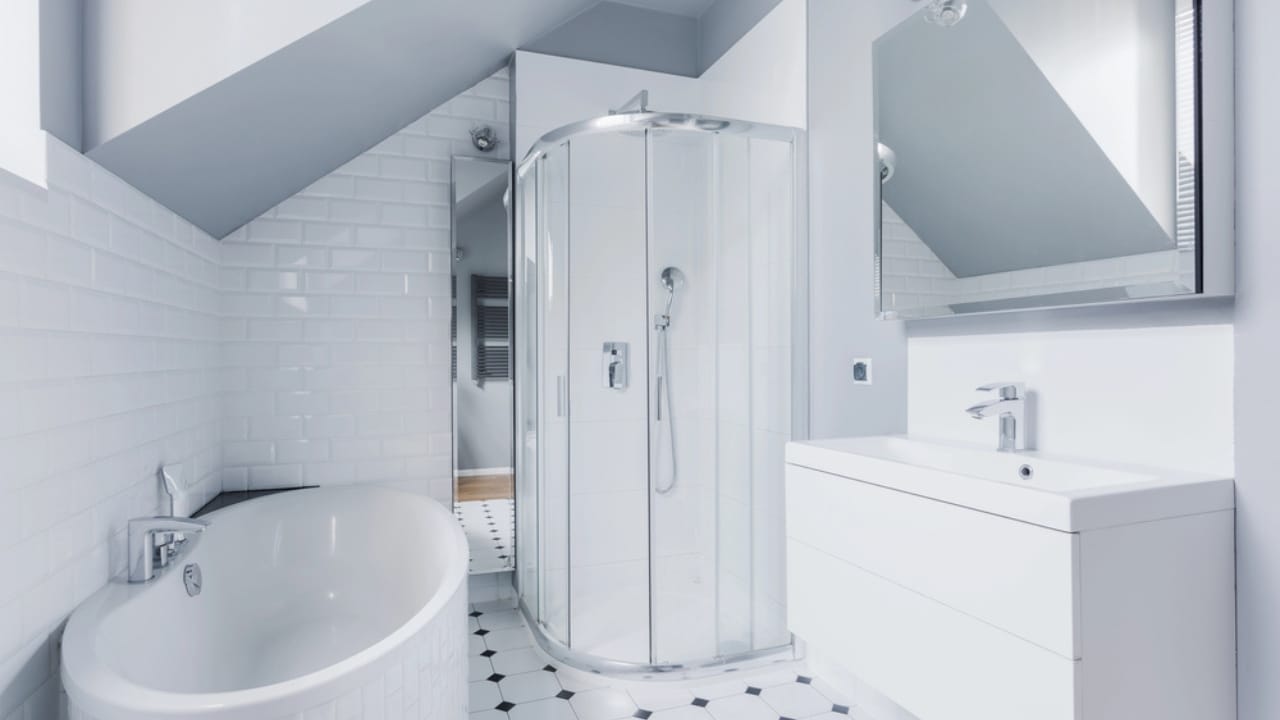 18 Stylish Ways to Turn Your Bathroom into a Japandi Zen Haven 2 18 Stylish Ways to Turn Your Bathroom into a Japandi Zen Haven - bathroom white Classic style dp75787749