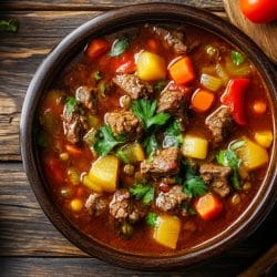 Slow Cooker Beef & Vegetable Soup: Comfort in Every Spoonful 4 Slow Cooker Beef & Vegetable Soup: Comfort in Every Spoonful - beef and vegetable soup