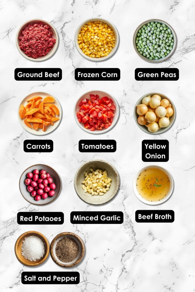 Slow Cooker Beef & Vegetable Soup: Comfort in Every Spoonful 3 Slow Cooker Beef & Vegetable Soup: Comfort in Every Spoonful - beef and vegetable soup ingredients