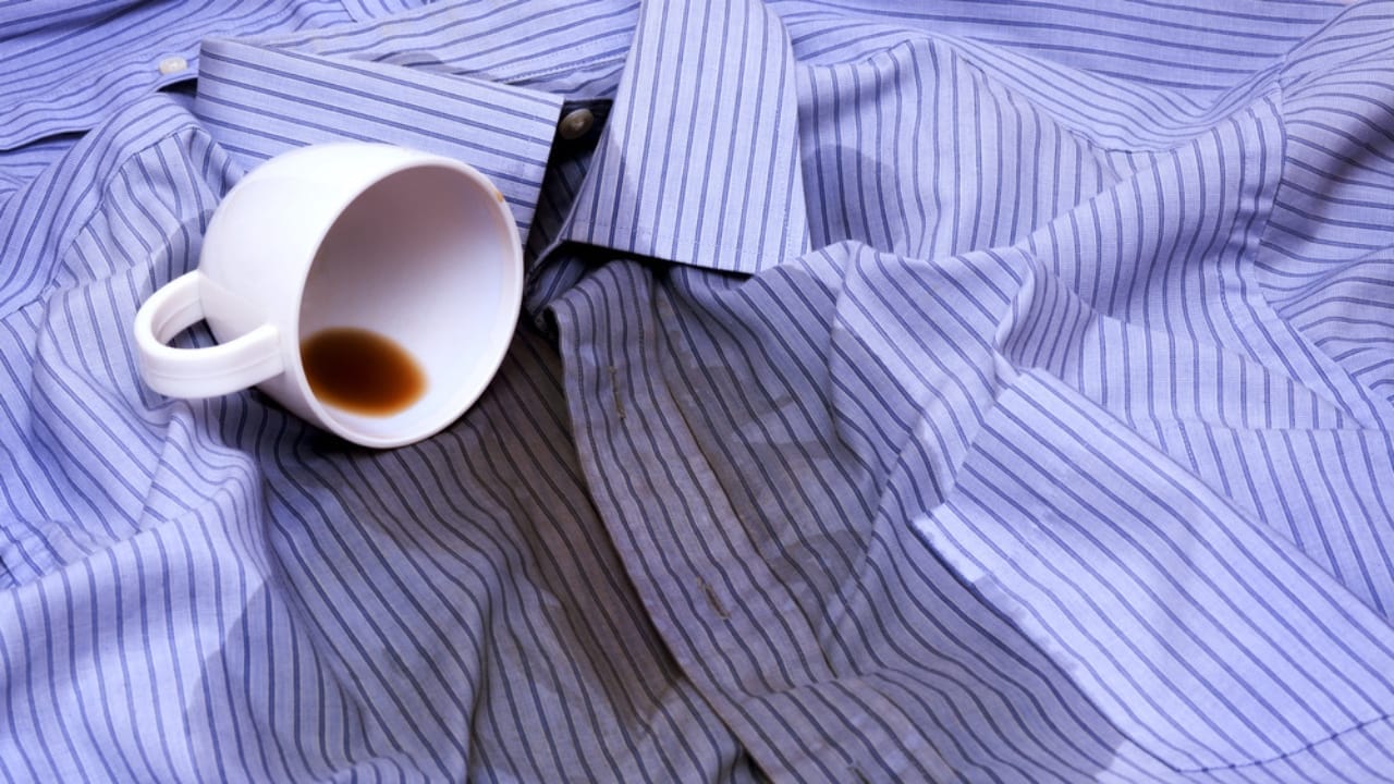 18 Laundry Pieces That Deserve More than Just a Quick Cold Wash 10 18 Laundry Pieces That Deserve More than Just a Quick Cold Wash - clothes with stain ss104698568