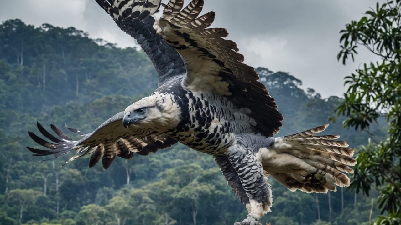 18 Facts About the Harpy Eagle, the Amazon’s Fiercest Raptor 4 18 Facts About the Harpy Eagle, the Amazon’s Fiercest Raptor - harpy eagle flight ss2500632113