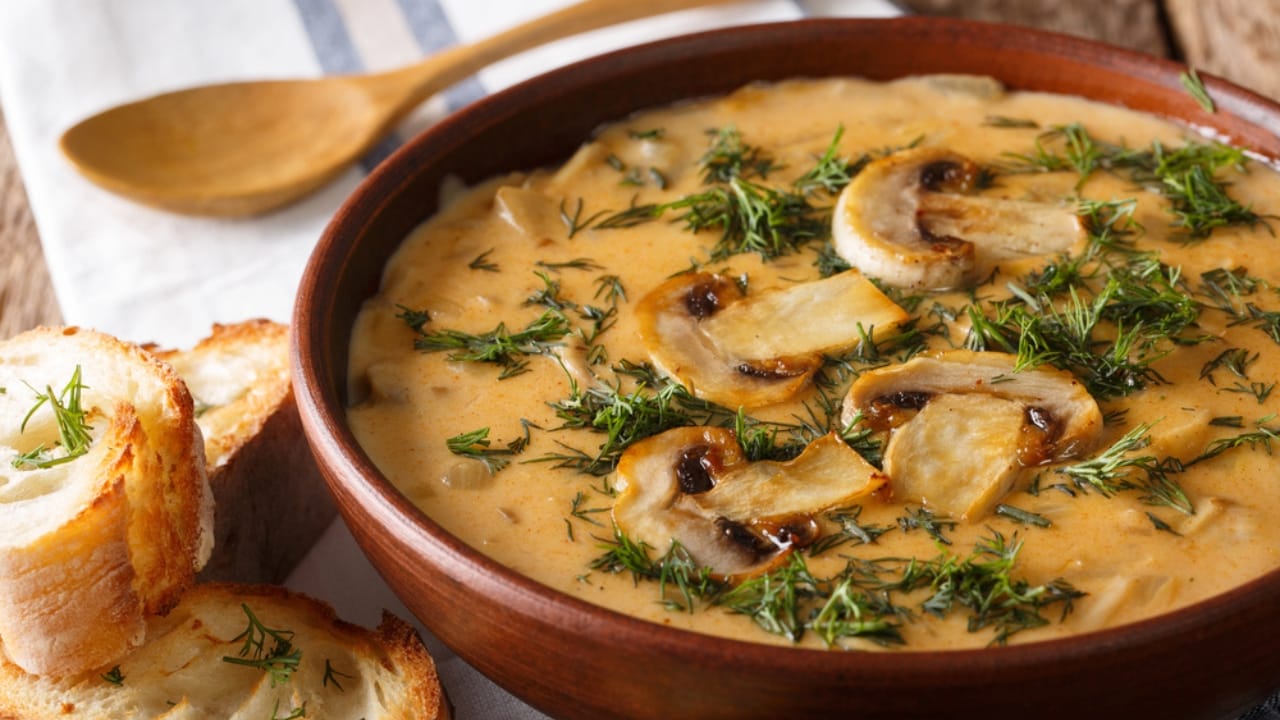 23 No-Fuss Dinner Recipes When You Don’t Want to Overthink It 9 23 No-Fuss Dinner Recipes When You Don’t Want to Overthink It - hungarian mushroom soup dp176598572