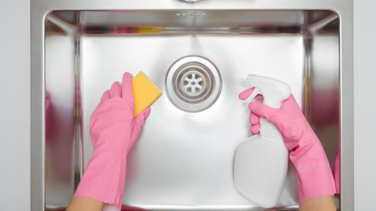 Kitchen Sink Odors? Here’s What’s Causing Them & How to Get Rid of It - kitchen sink cleaner ss2411883273