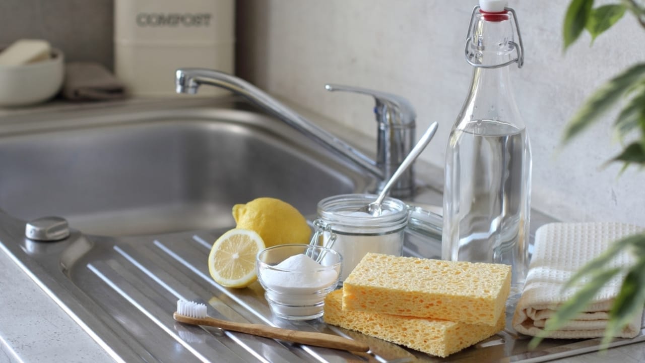 15 Natural Cleaning Recipes That Rival Chemical Products - kitchen sink ss2052318158