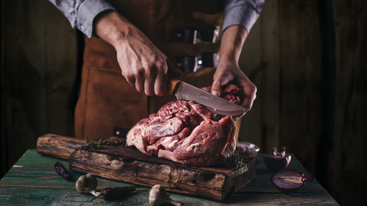 21 Lost Pioneer Skills That Few People Know Today - man Butchering Meat ss1889654944