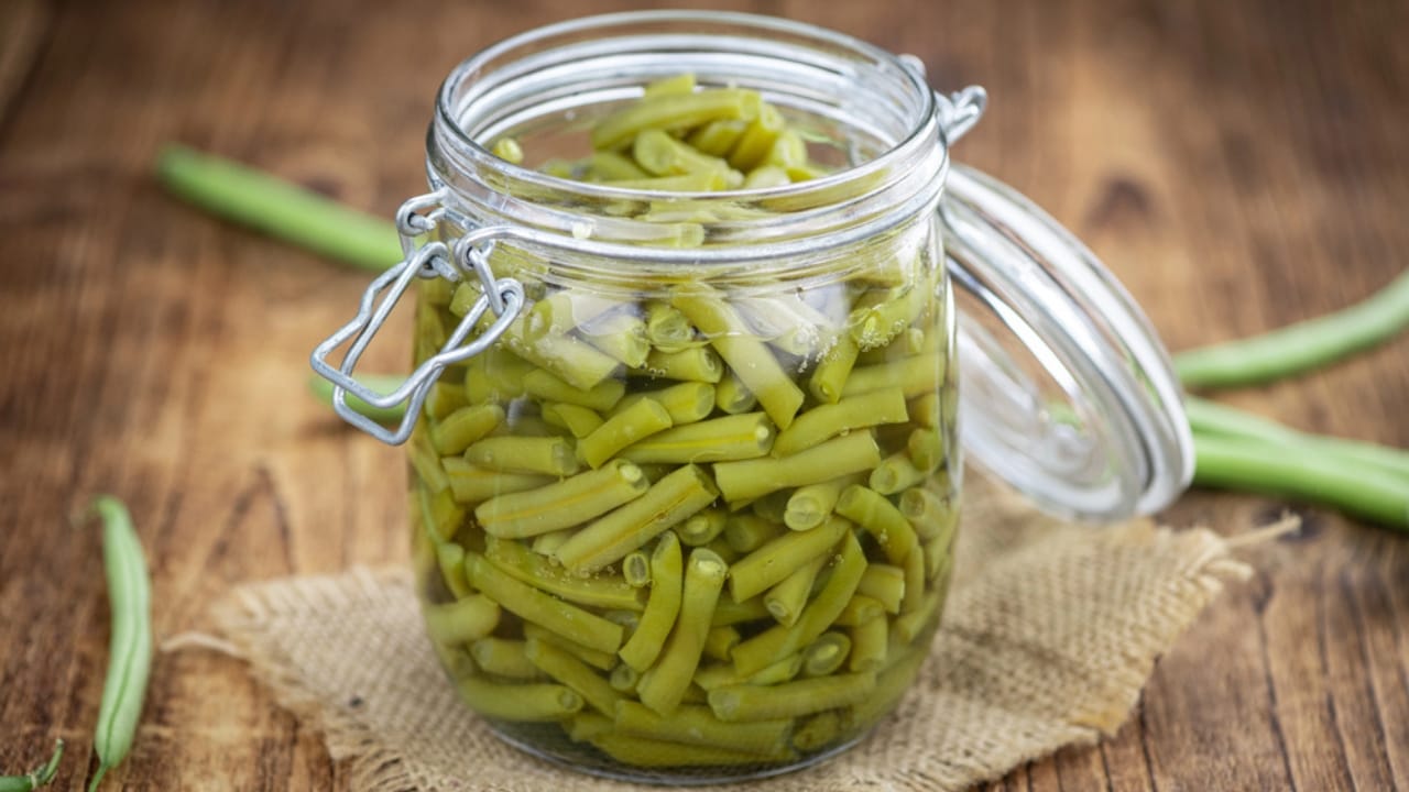 Water Bath Canning Made Easy: 20 Foods to Preserve for Long-Term Storage 14 Water Bath Canning Made Easy: 20 Foods to Preserve for Long-Term Storage - pickled green beans dp363022118