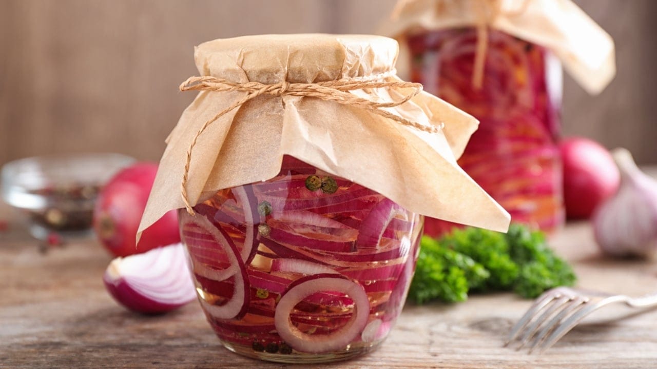 Water Bath Canning Made Easy: 20 Foods to Preserve for Long-Term Storage 17 Water Bath Canning Made Easy: 20 Foods to Preserve for Long-Term Storage - pickled onion dp308810514