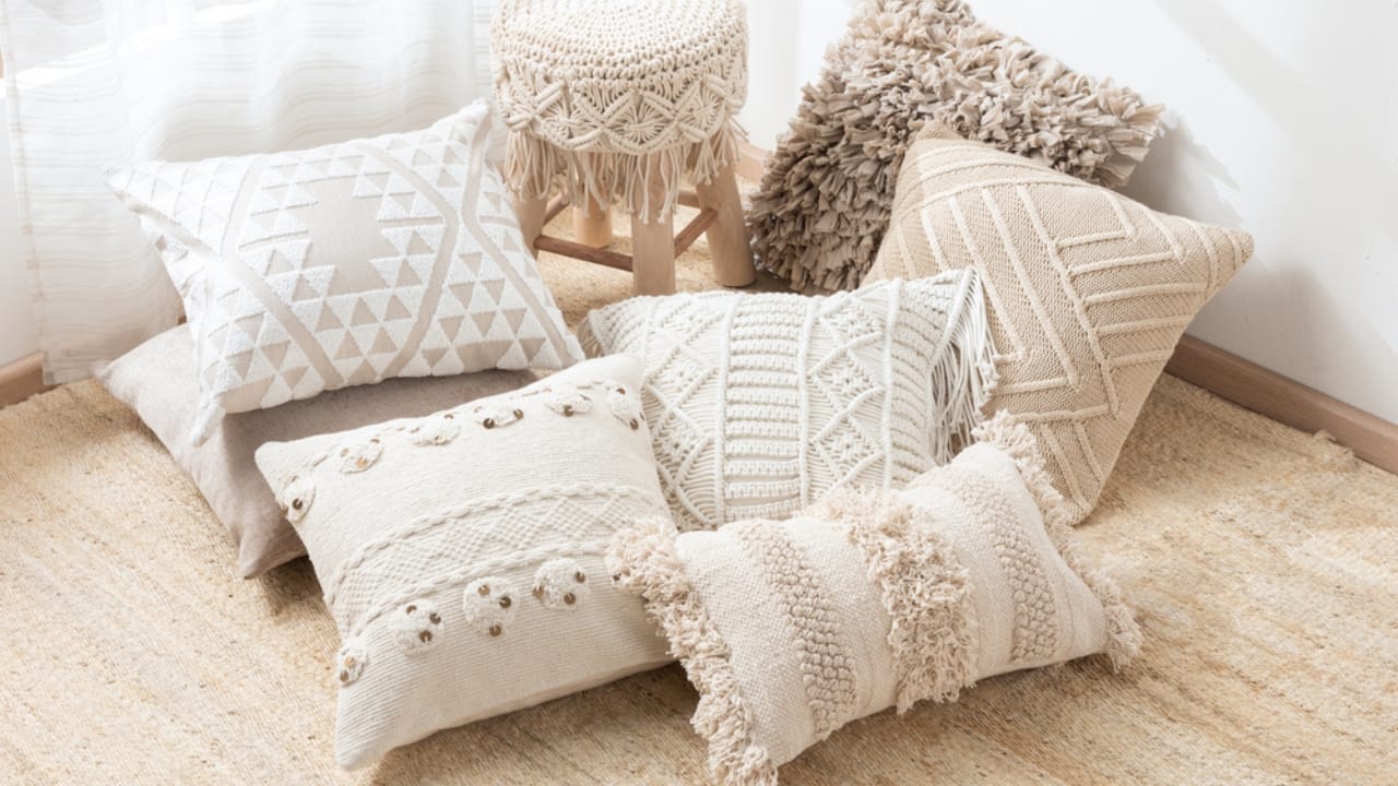 16 Cozy Living Room Ideas That Will Make You Never Want to Leave 15 16 Cozy Living Room Ideas That Will Make You Never Want to Leave - plush floor pillows living room dp671819760