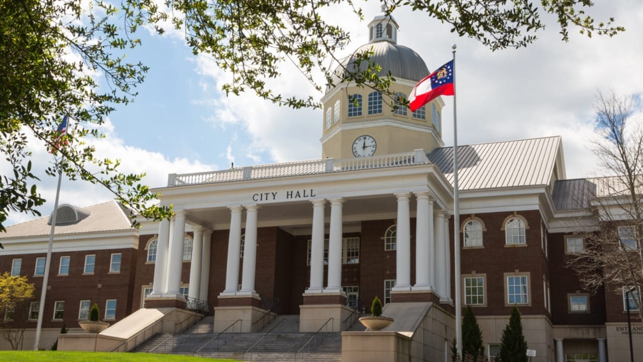 20 Most Affordable Southern Cities for a $3,000 Monthly Budget or Less 18 20 Most Affordable Southern Cities for a $3,000 Monthly Budget or Less - roswell cityhall georgia dp105862002