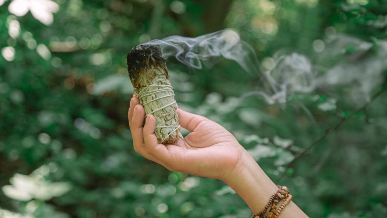 Ancient Ritual Meets Modern Science: Sage Smudging's Impact on Indoor Air Quality - sage smudging air ss2212777991