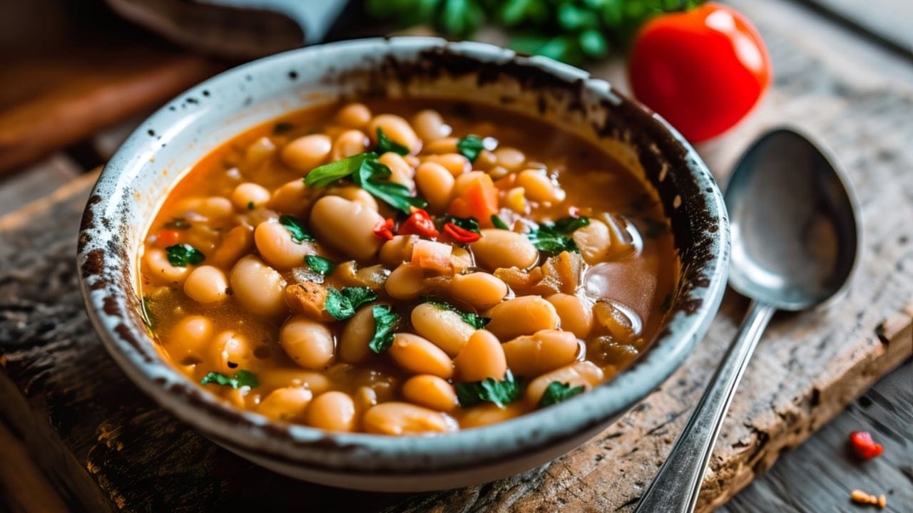 21 Hearty Protein-Packed Soups That Will Keep Your Tummy & Tastebuds Happy 3 21 Hearty Protein-Packed Soups That Will Keep Your Tummy & Tastebuds Happy - vegetable bean soup ss2502135177