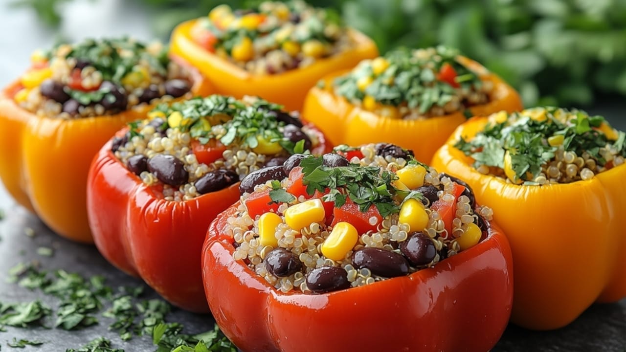 16 Modern Twists on Grandma's Classic Recipes You'll Love 6 16 Modern Twists on Grandma's Classic Recipes You'll Love - vegetarian stuffed pepper ss2512569487