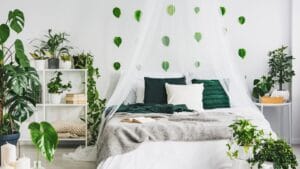 Breathe Easy: 30 Air-Purifying Bedroom Plants for Deeper, More Restful Sleep 1 Breathe Easy: 30 Air-Purifying Bedroom Plants for Deeper, More Restful Sleep - white bedroom with plants dp273595378