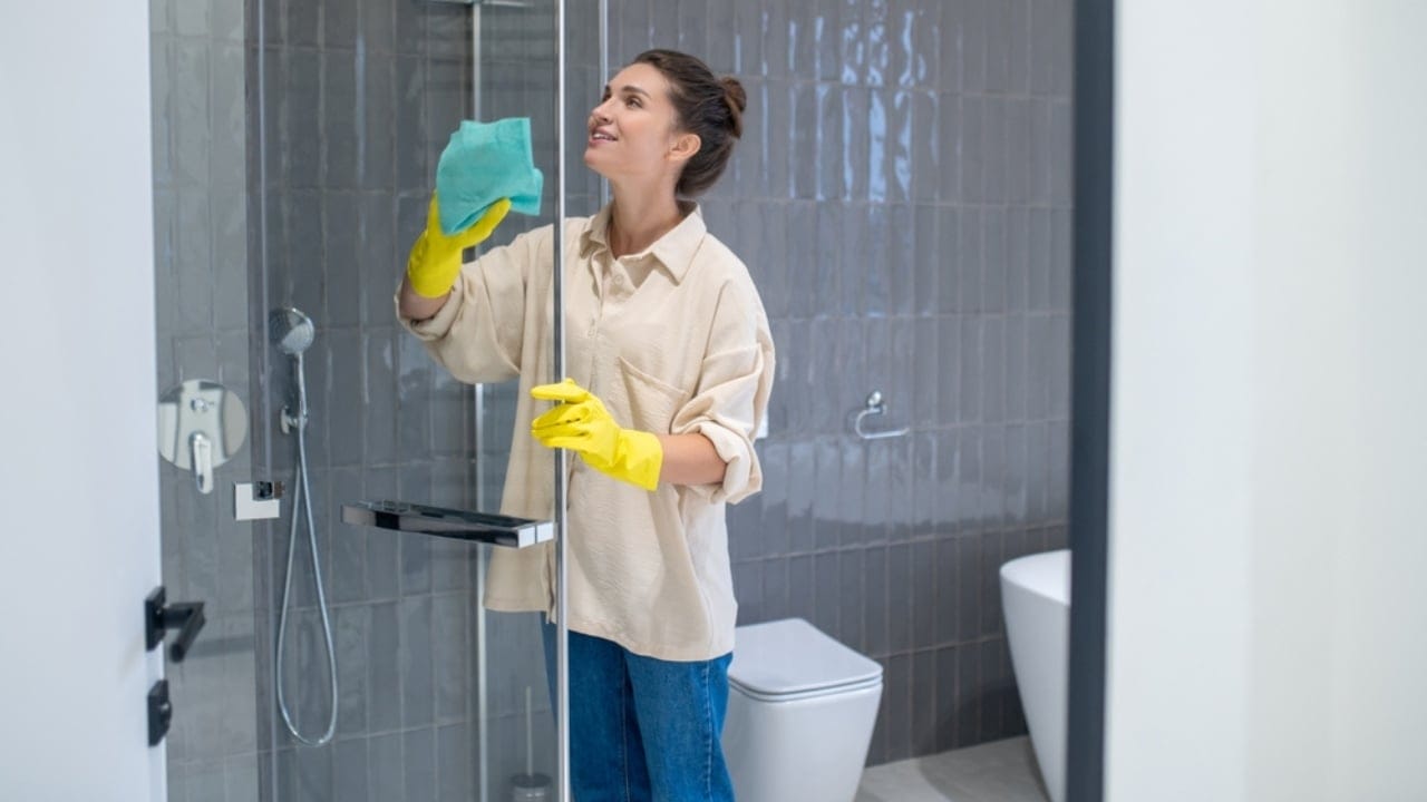 Why Regular Bathroom Cleaning Matters More Than You Think 8 Why Regular Bathroom Cleaning Matters More Than You Think - woman cleaning bathroom ss2154616999