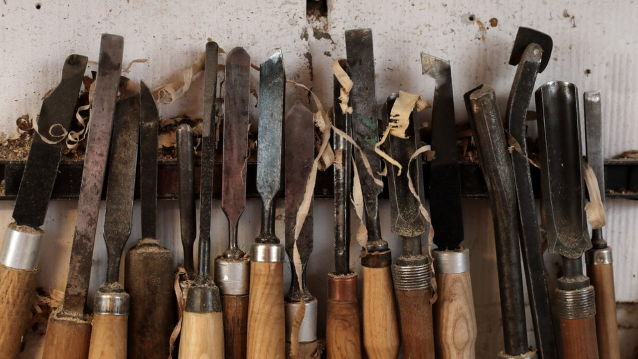 Maximize Your Garage Space with These 18 Simple DIY Organization Projects - woodworking tools Magnetic Tool Strips ss610260044