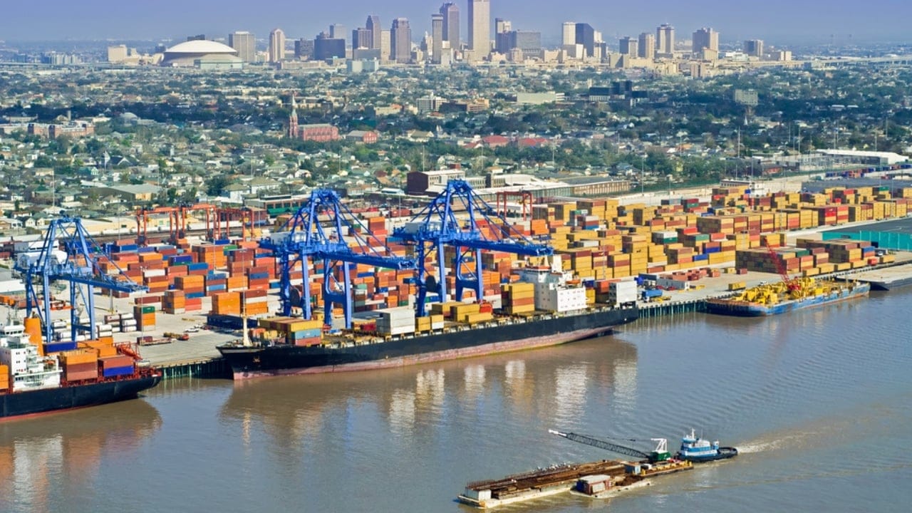The Most Interesting Fact About Each of the 50 States 25 The Most Interesting Fact About Each of the 50 States - Aerial of New Orleans port ss32583403 adyh