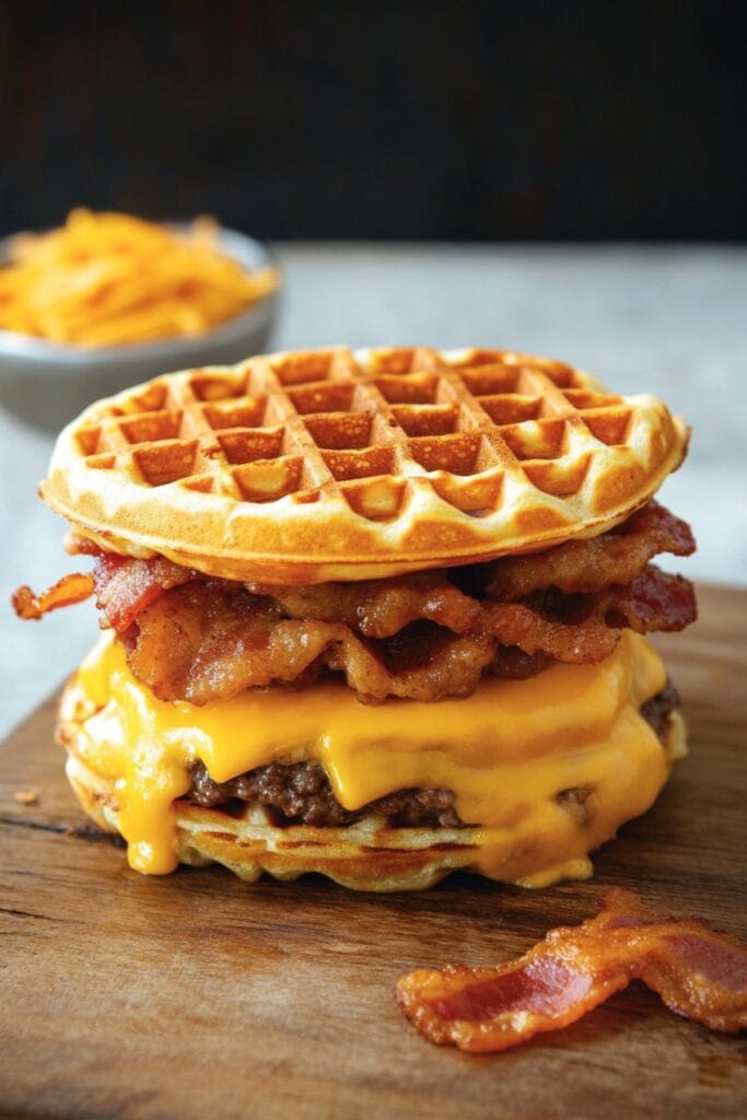 All-Purpose Low-Carb Waffles Recipe for the Carnivore Diet 2 All-Purpose Low-Carb Waffles Recipe for the Carnivore Diet - All Purpose Waffles Pin