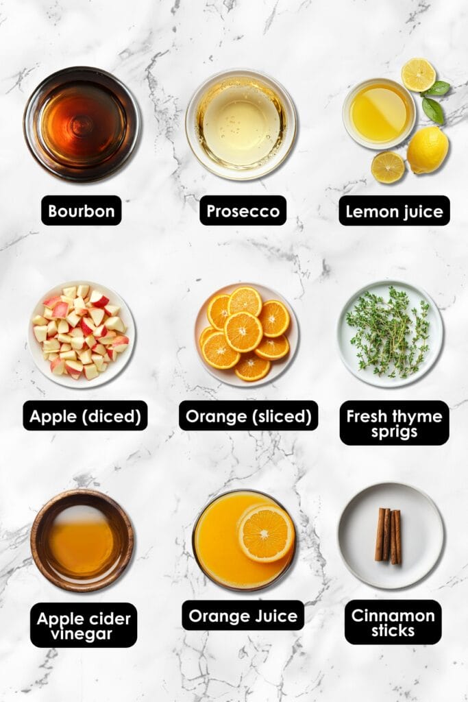 Apple Cider Sangria Meets Prosecco: The Perfect Holiday Drink 3 Apple Cider Sangria Meets Prosecco: The Perfect Holiday Drink - Apple Cider with Prosecco Ingredients