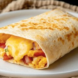 Quick Carnivore Breakfast Burrito Recipe with Cheesy Eggs 5 Quick Carnivore Breakfast Burrito Recipe with Cheesy Eggs - Breakfast Burrito