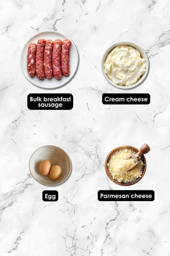 Cheesy Carnivore Breakfast Meatballs: A Quick, Easy Recipe 3 Cheesy Carnivore Breakfast Meatballs: A Quick, Easy Recipe - Breakfast Meatballs Ingredients