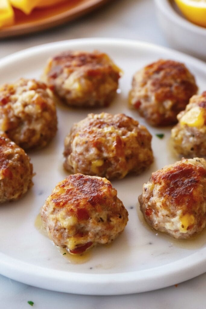 Cheesy Carnivore Breakfast Meatballs: A Quick, Easy Recipe 2 Cheesy Carnivore Breakfast Meatballs: A Quick, Easy Recipe - Breakfast Meatballs Pin