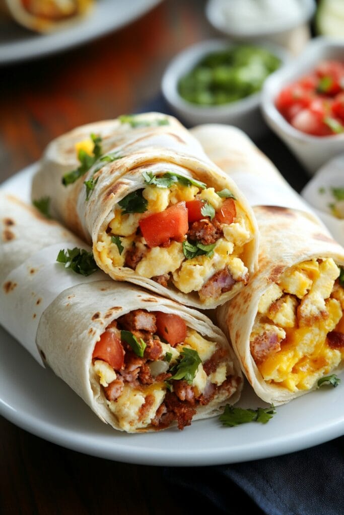 Quick Carnivore Breakfast Burrito Recipe with Cheesy Eggs 4 Quick Carnivore Breakfast Burrito Recipe with Cheesy Eggs - Breakfast burrito variety