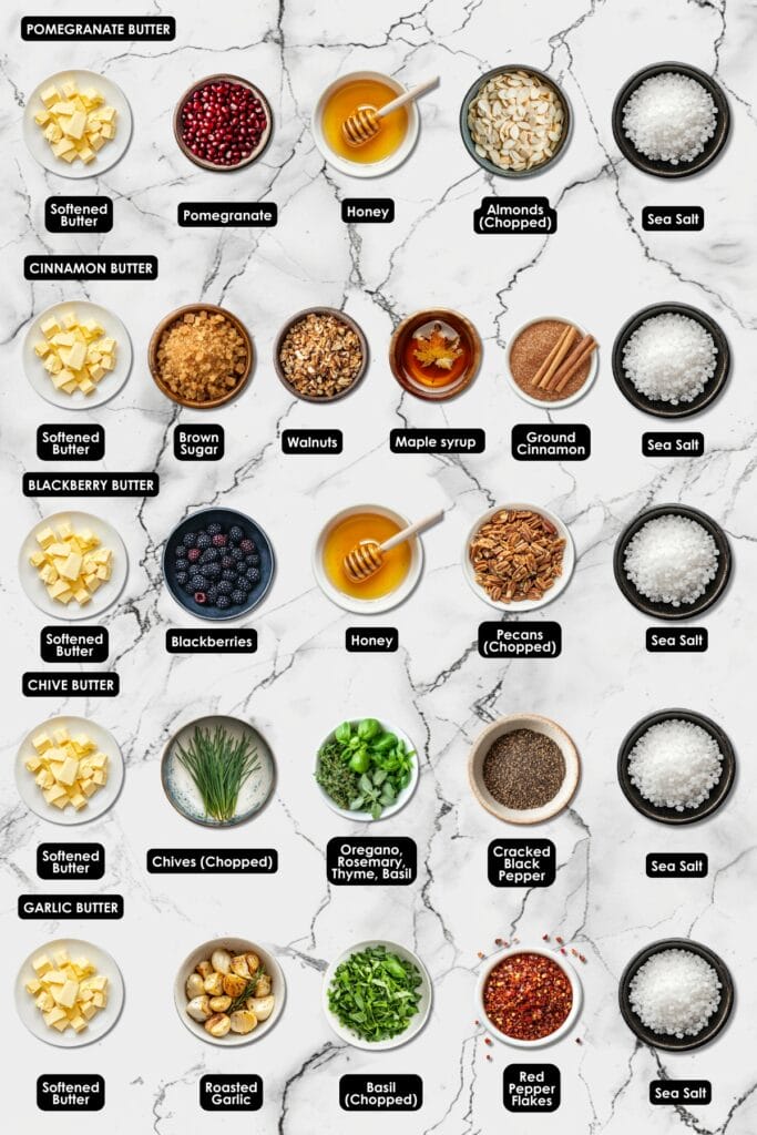 Upgrade Your Holiday Spread with Butter Boards: 5 Recipes 5 Upgrade Your Holiday Spread with Butter Boards: 5 Recipes - Butter Spread Ingredients