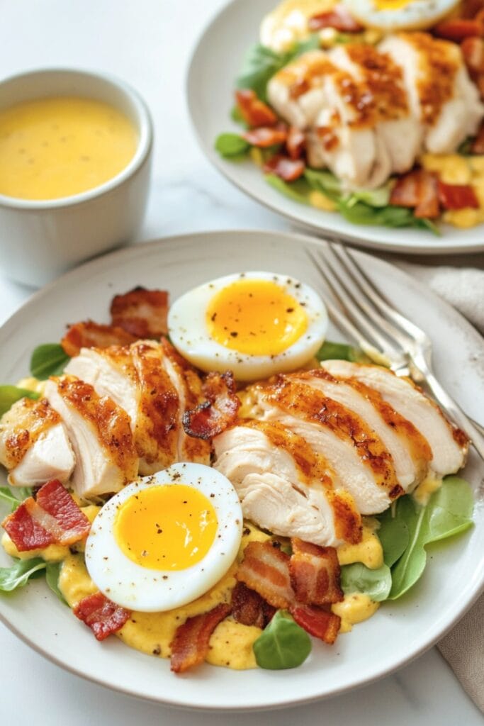 15 Irresistible Carnivore Diet Soups, Salads, and Appetizers You’ll Love 15 15 Irresistible Carnivore Diet Soups, Salads, and Appetizers You’ll Love - Carnivore Cobb Salad Pin