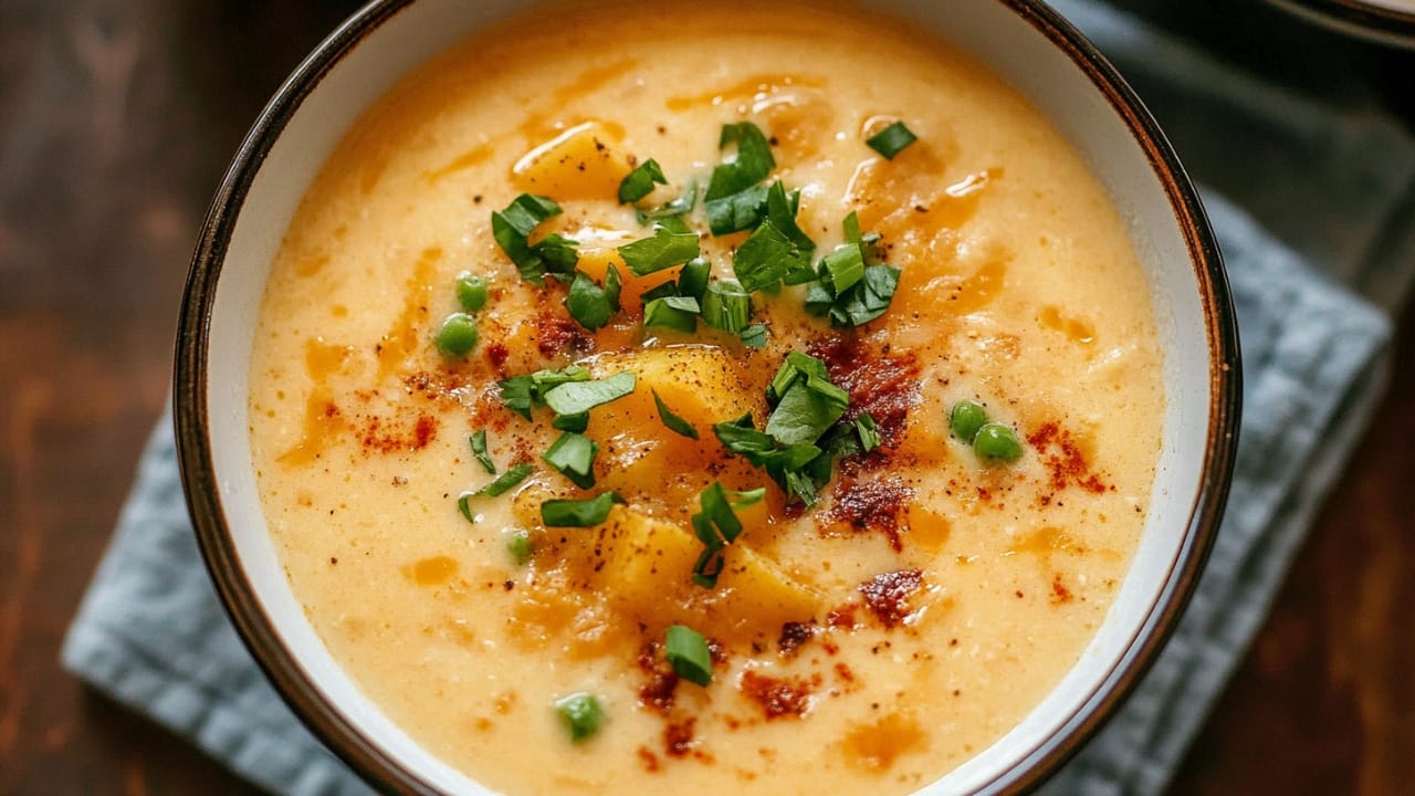 Warm Up This Fall with 18 Easy Slow Cooker Meals 10 Warm Up This Fall with 18 Easy Slow Cooker Meals - Cheesy Potato Soup