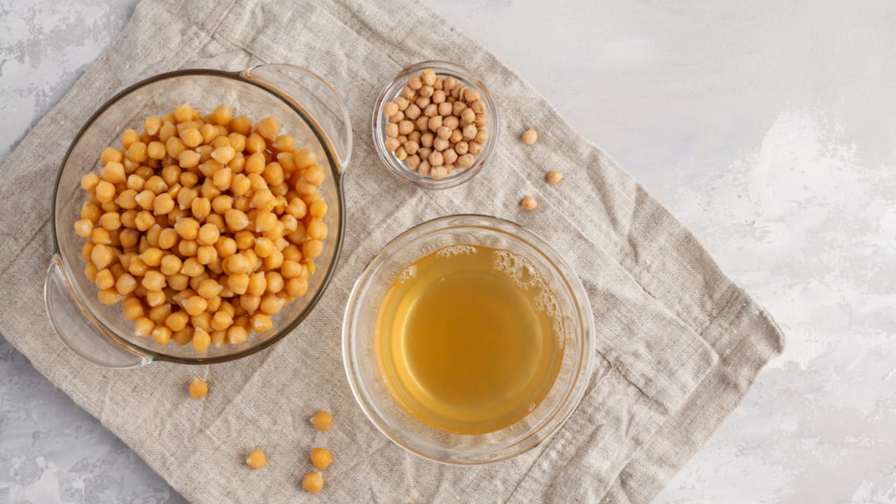 Zero-Waste Cooking: 16 Ways to Repurpose Food Scraps 13 Zero-Waste Cooking: 16 Ways to Repurpose Food Scraps - Chickpea broth aquafaba dp190328616 dnoh 1