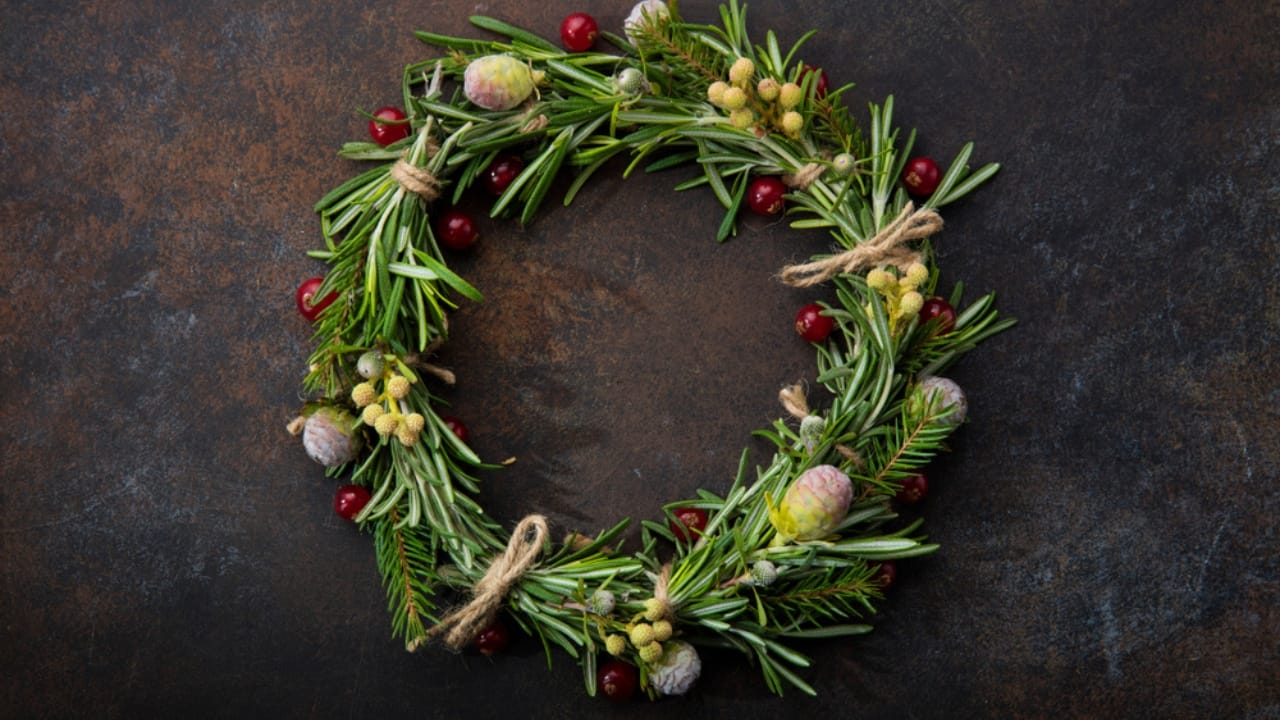 Craft Your Own Holiday Magic With a DIY Rosemary Wreath 7 Craft Your Own Holiday Magic With a DIY Rosemary Wreath - Christmas wreath of rosemary ss757093903 dpdgm