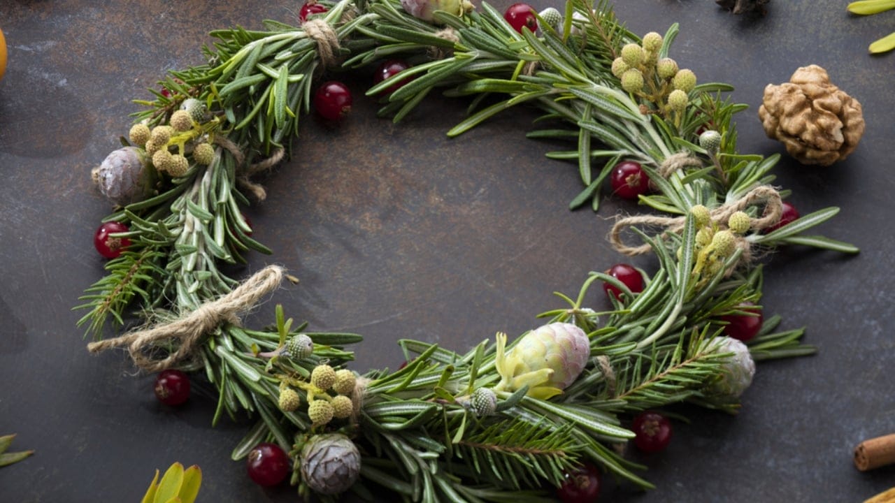 Craft Your Own Holiday Magic With a DIY Rosemary Wreath 5 Craft Your Own Holiday Magic With a DIY Rosemary Wreath - Christmas wreath of rosemary ss757093912 dpdgm
