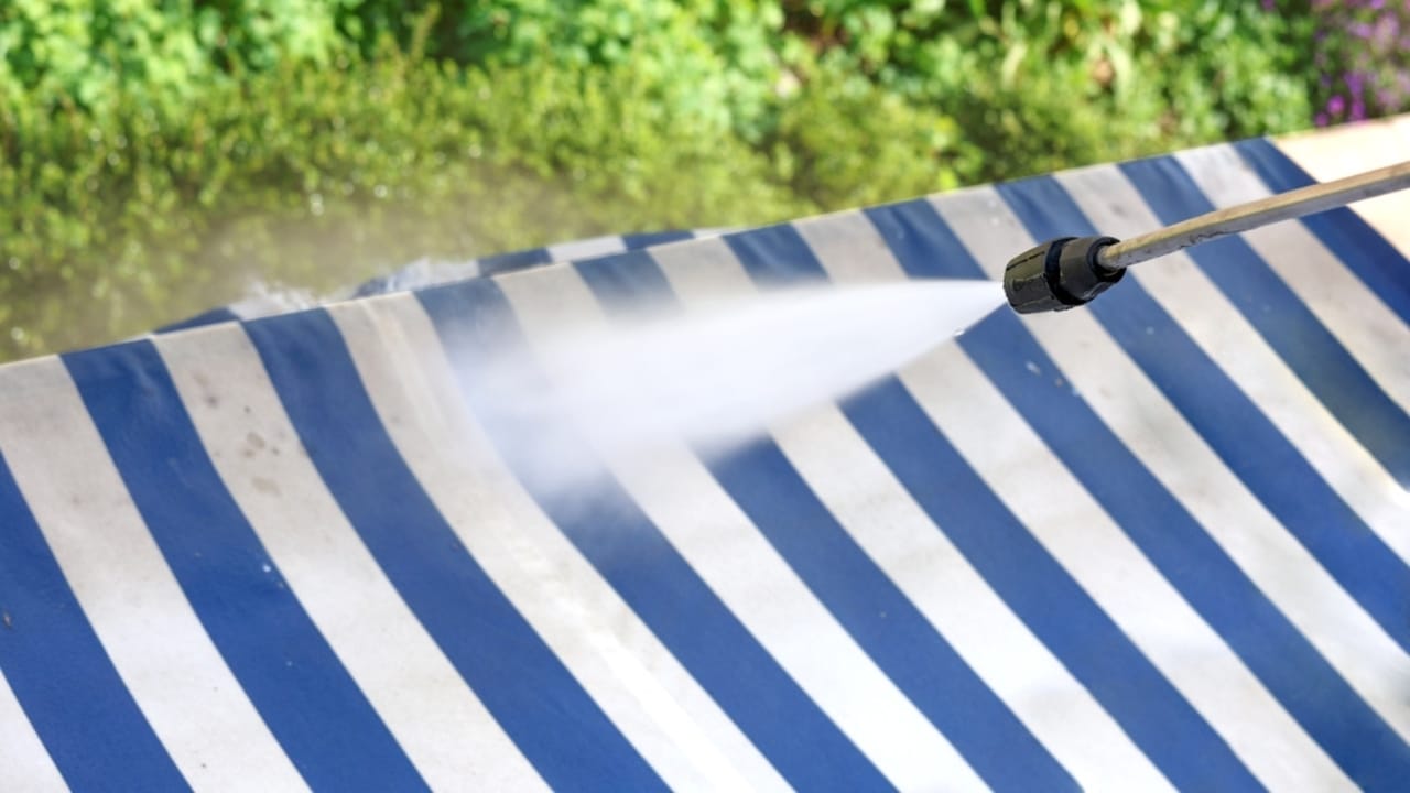 14 Items You Should Never Clean With a Pressure Washer 3 14 Items You Should Never Clean With a Pressure Washer - Cleaning an marquee with high pressure washer ss2455206193 adyh
