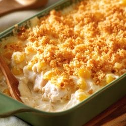 This Creamy Chicken Casserole Recipe Is Pure Carnivore Bliss 5 This Creamy Chicken Casserole Recipe Is Pure Carnivore Bliss - Creamy Chicken Casserole With Crunchy Pork Panko Toppings