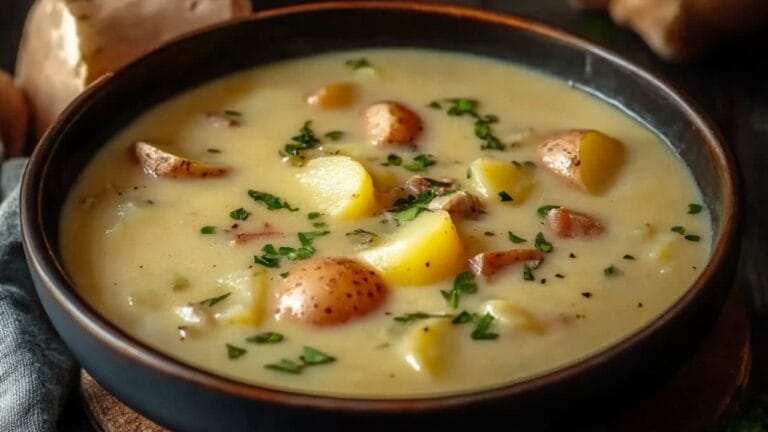 Creamy German Potato Soup Made Easy in Your Slow Cooker 6 Creamy German Potato Soup Made Easy in Your Slow Cooker - Creamy German Potato Soup 1