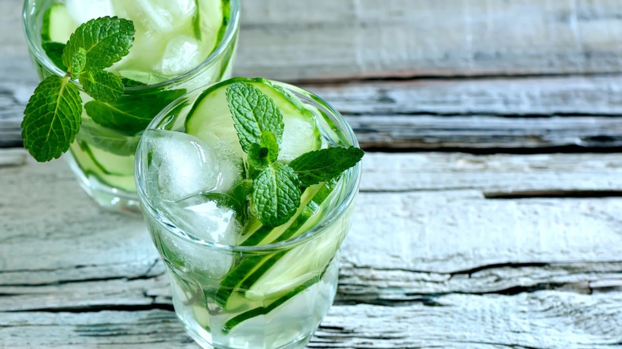 No Booze, No Fuss: 13 Easy Mocktails Anyone Can Make 10 No Booze, No Fuss: 13 Easy Mocktails Anyone Can Make - Cucumber Mint Cooler dp68610479 dnoh
