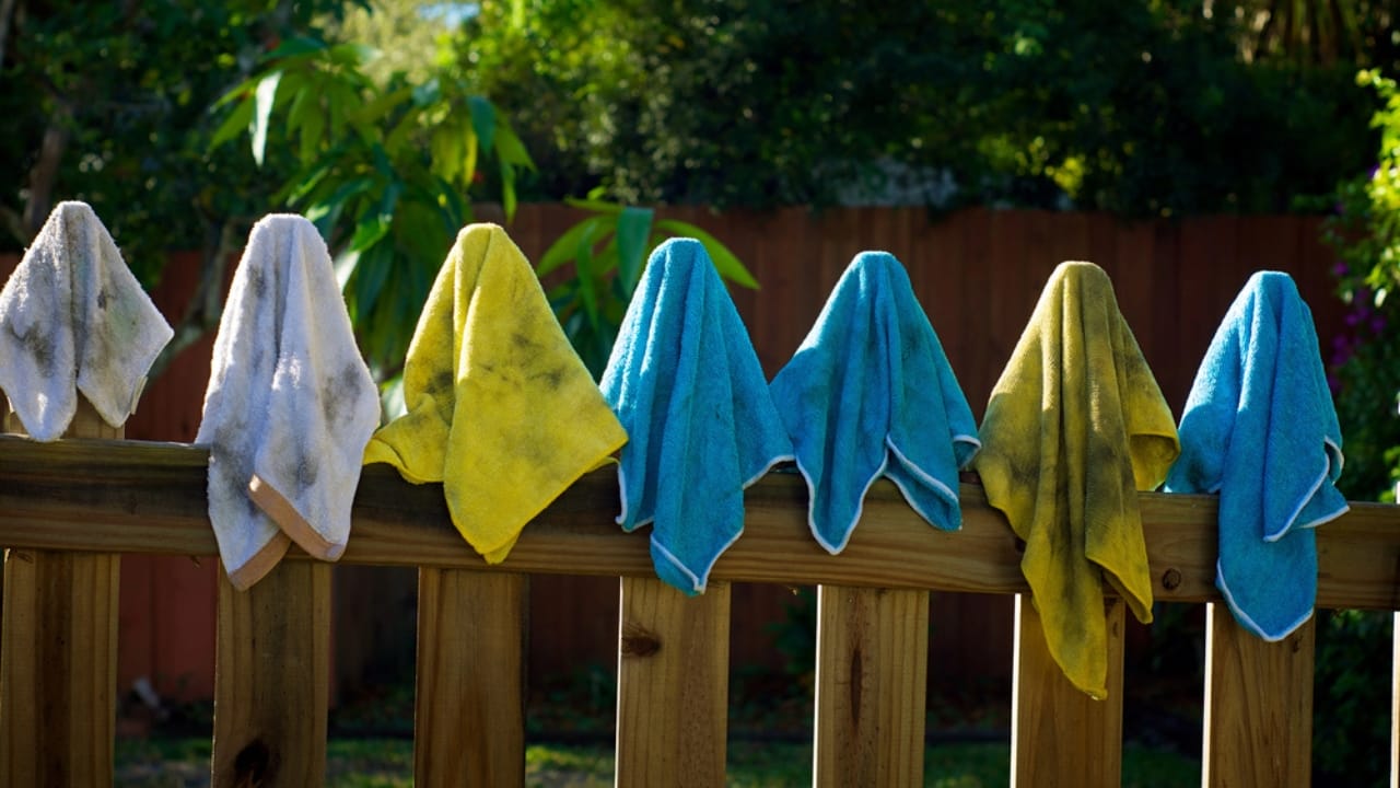10 Common Cleaning Mistakes That Are Making Your Home Dirtier 11 10 Common Cleaning Mistakes That Are Making Your Home Dirtier - Dirty rags hanging on fence dp90797476 dnoh