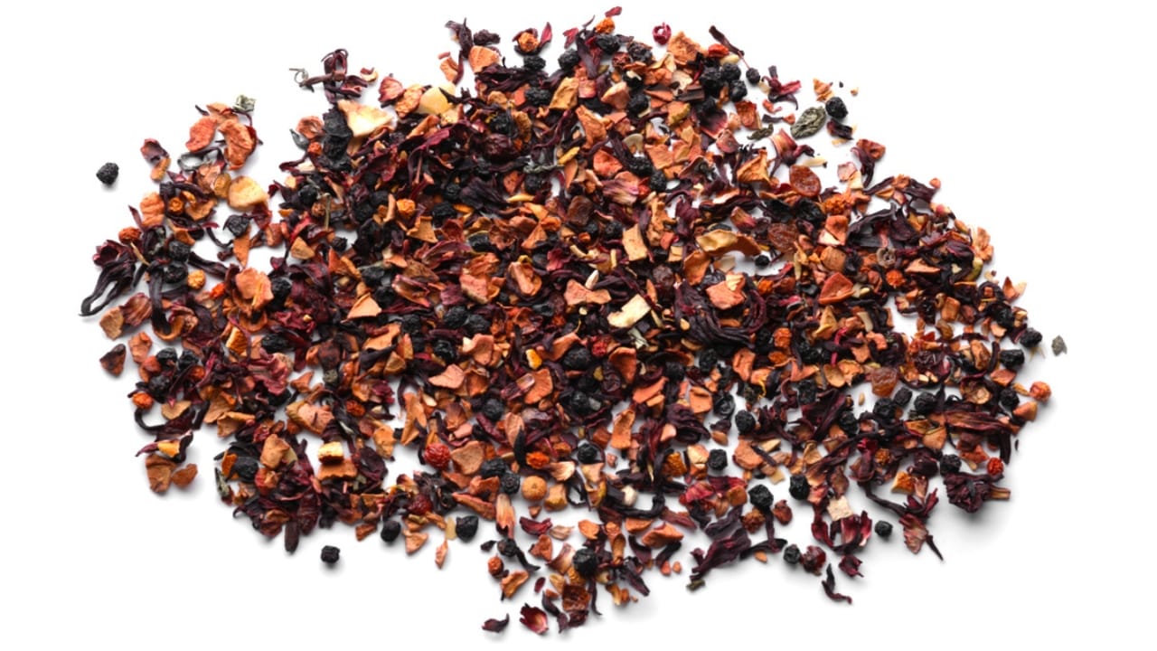 Zero-Waste Cooking: 16 Ways to Repurpose Food Scraps 18 Zero-Waste Cooking: 16 Ways to Repurpose Food Scraps - Dry fruit tea on white background dp192655772 dnoh 1