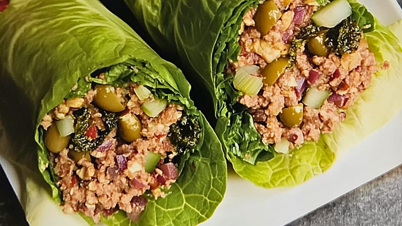 Super Easy Untuna Wraps Recipe for a Quick Vegan Dinner - Easy Untuna Wraps Recipe Vegan Dinner mid ia 2