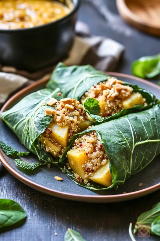 Easy Vegan Potato-Quinoa Wraps with Creamy Brazil Nut Sauce - Easy Vegan Potato Quinoa Wraps with Creamy Brazil Nut Sauce mid ia 2 2