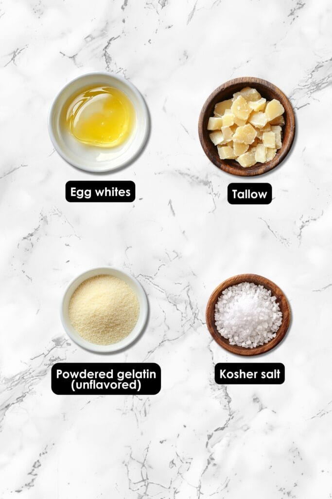 Egg White Noodles or Wraps: A Versatile Carnivore Diet Recipe 3 Egg White Noodles or Wraps: A Versatile Carnivore Diet Recipe - Egg White Noodles Ingredients