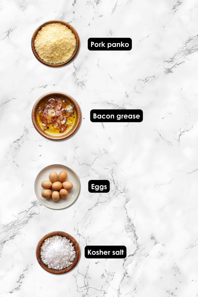 Crispy Fried Egg Yolks: A Decadent Carnivore-Friendly Recipe 3 Crispy Fried Egg Yolks: A Decadent Carnivore-Friendly Recipe - Fried Egg Yolks Ingredients