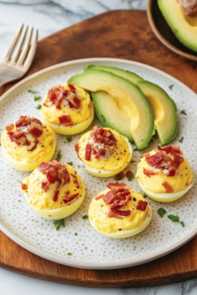 Instant Pot Bacon & Gruyère Egg Bites: A Carnivore Diet Breakfast Recipe 4 Instant Pot Bacon & Gruyère Egg Bites: A Carnivore Diet Breakfast Recipe - Gruyere Egg Bites variety avocado